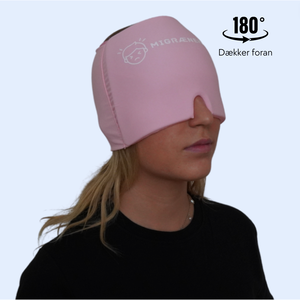 Lyserød Single sided Migrænehat